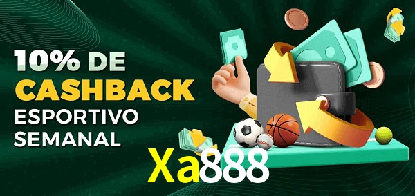 10% de bônus de cashback na Xa888